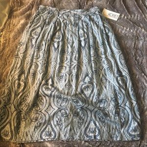 NWT paisley Koret skirt